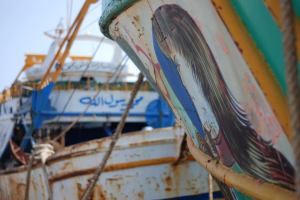 Cemetery of migrant boats in Capo Passero, Sicily. Photo by Nando Sigona