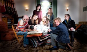 Members of the Jesus Army sitting for portrait (episode 2)