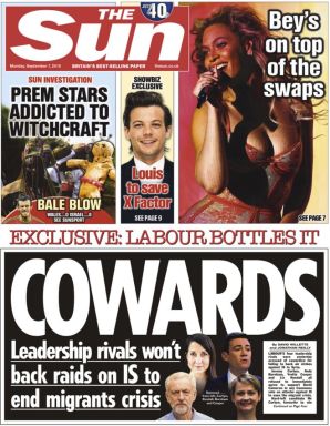 Turning the refugee crisis into an opportunity for the military-industrial complex and anti-Labour propaganda