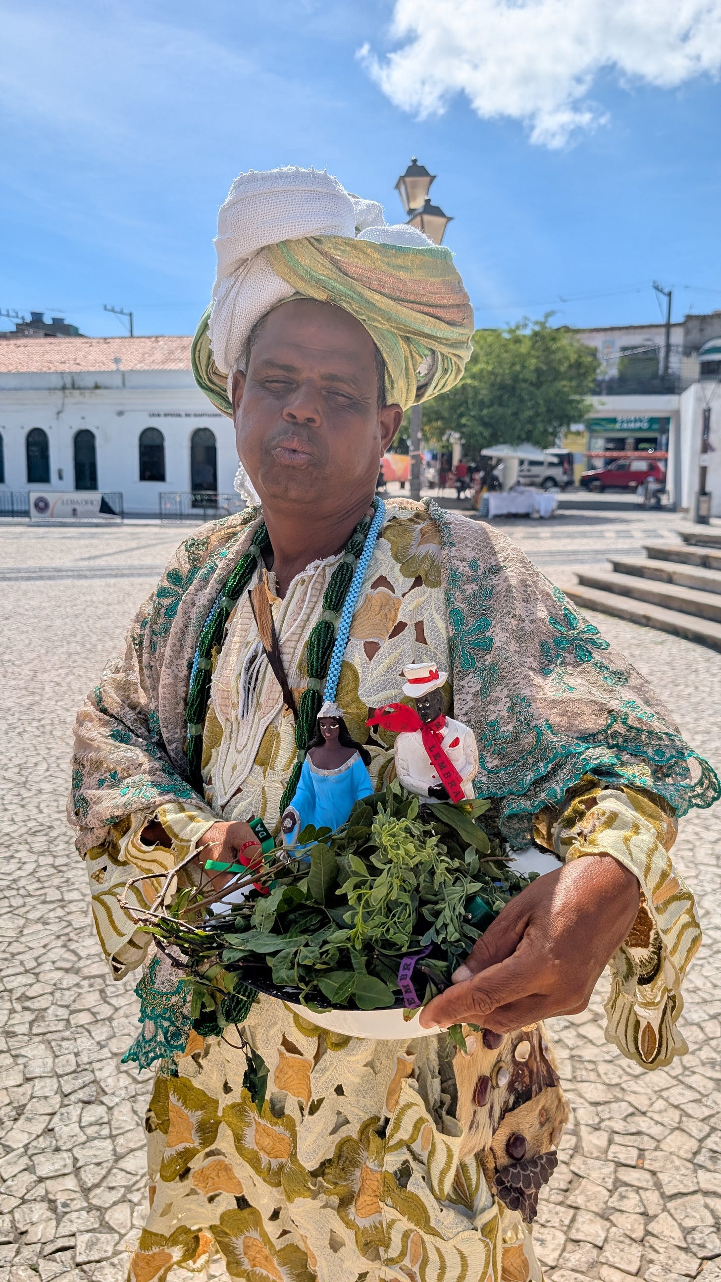 At the Church of Our Lord of Bonfim, Salvador da Bahia. | Photo by Author